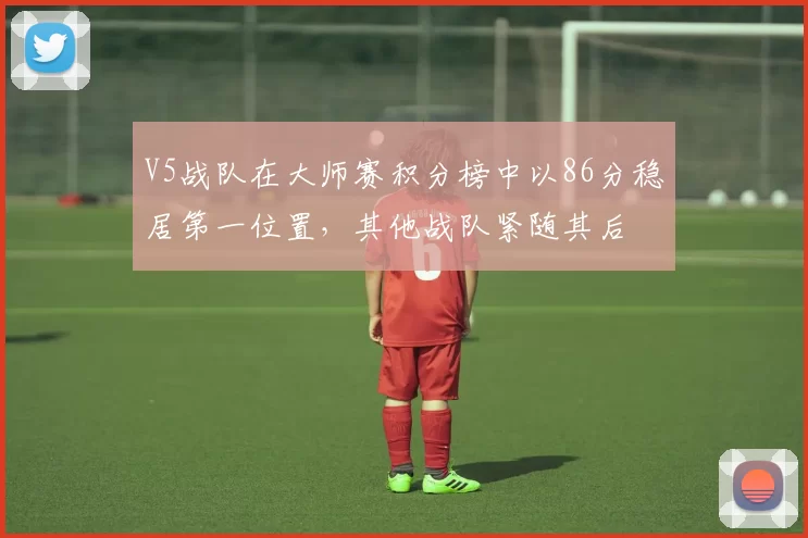 V5战队在大师赛积分榜中以86分稳居第一位置，其他战队紧随其后