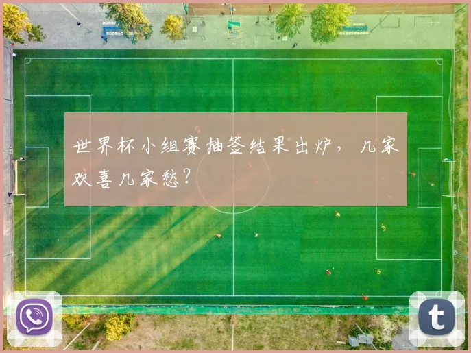 世界杯小组赛抽签结果出炉,几家欢喜几家愁?